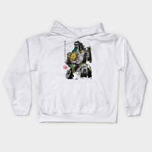 Dragonzord watercolor Kids Hoodie